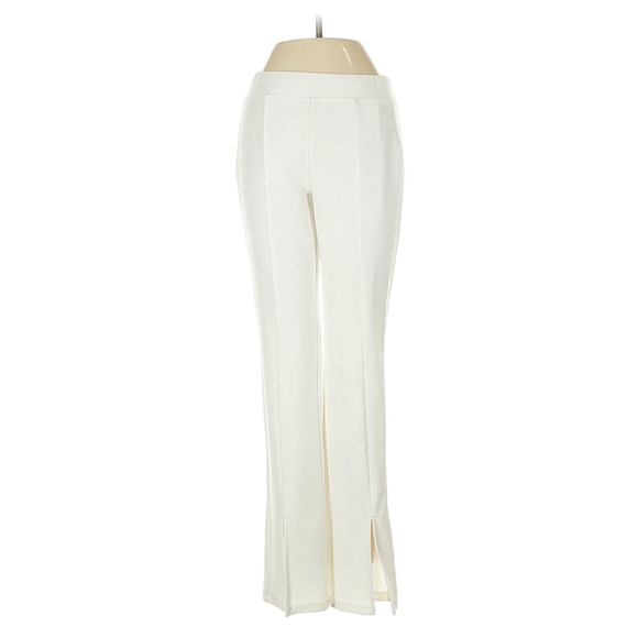 MICHAEL Michael Kors Pants - MICHAEL Michael Kors White Wide-Leg Ponte Pants